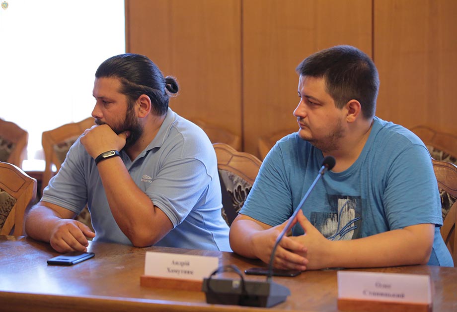 Співзасновник ТзОВ &laquo;Еко Електрика&raquo; Володимир Луговий та директор ТзОВ &laquo;Еко Електрика&raquo; Андрій Хомутник