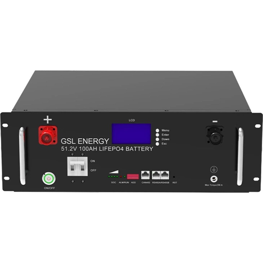 Акумуляторна батарея GSL51100 100Ah 51.2V 5.12KWh LiFePo4(GSL-51-100) - 18532